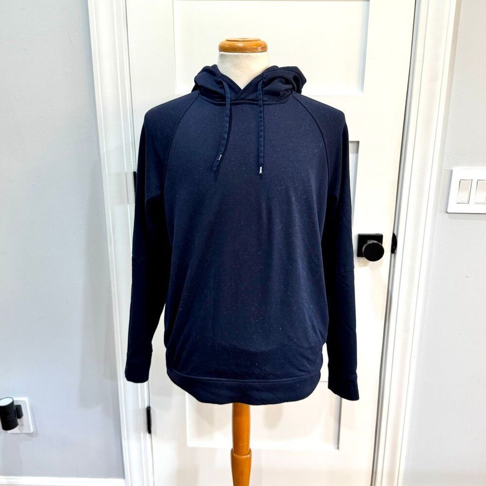 Lululemon Athletica City Sweat Pullover Hoodie. Navy Blue. Large.